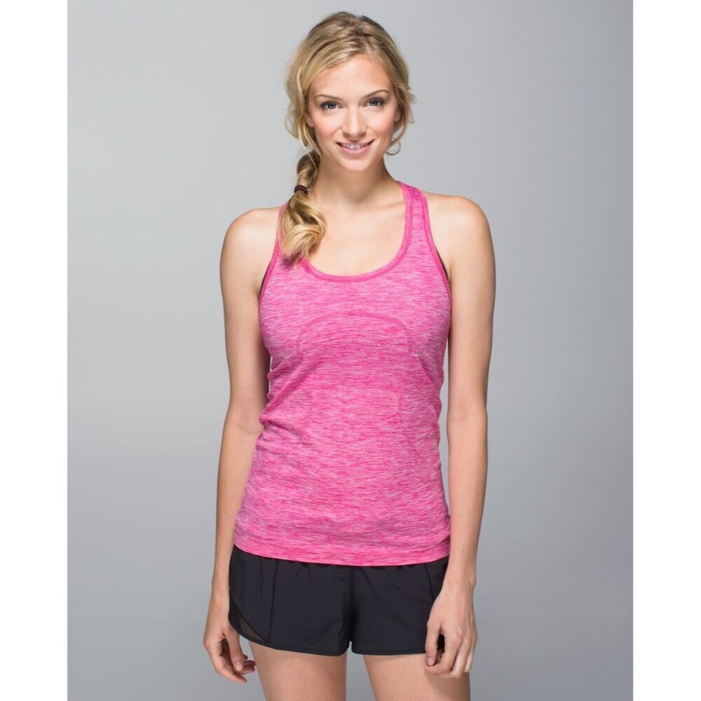 Lululemon Run: Swiftly Tech Racerback Magenta Size 4 Athletic Running Sporty